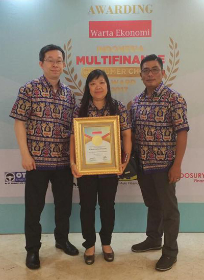 Multifinance Company with Excellent Performance Category Asset between 1 - 2,5 Trillion - Warta Ekonomi Indonesia Multif